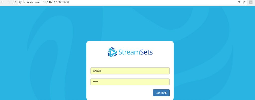 stream sets sign in page